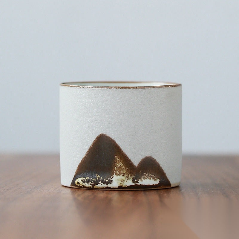 Tasse japonaise en céramique « Bizen »