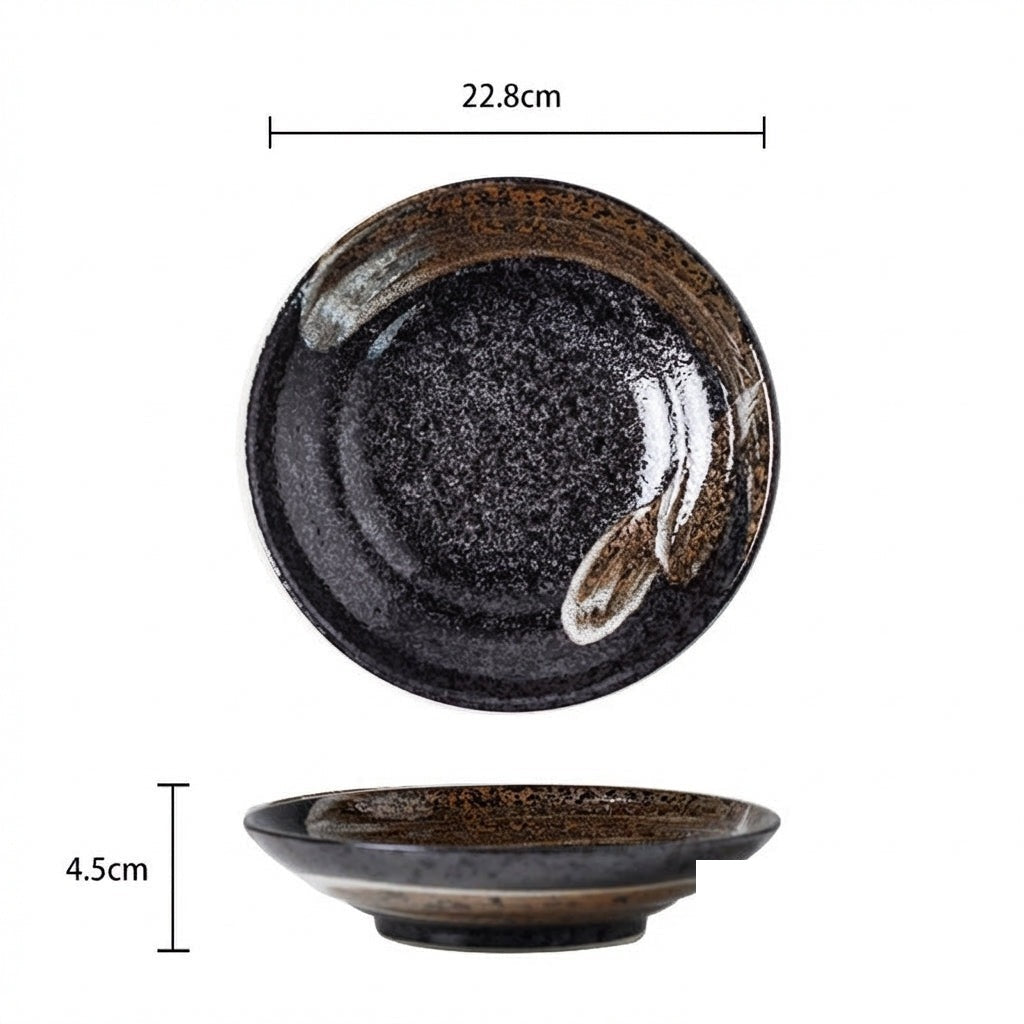 Assiette japonaise creuse « Douceur »