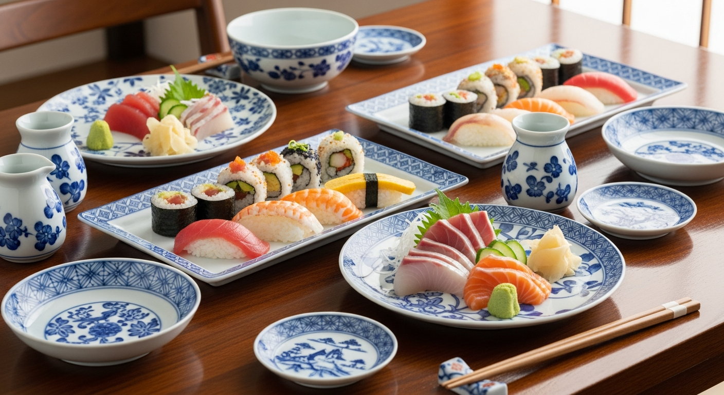 Vaisselle en Porcelaine Japonaise