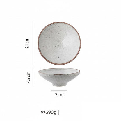 Assiette japonaise en céramique « Ébène »