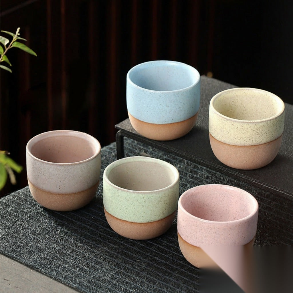Tasse à café en poterie (120ml) « Azur »