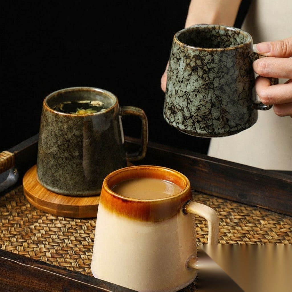 Tasse japonaise en céramique « Onyx »
