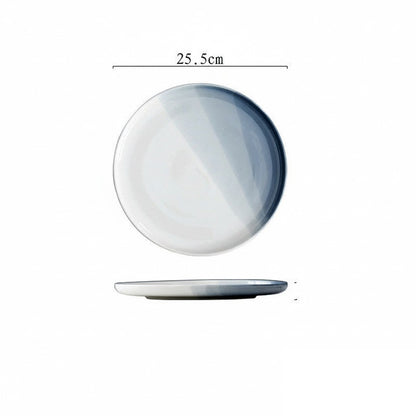 Assiette japonaise en céramique « Shino »