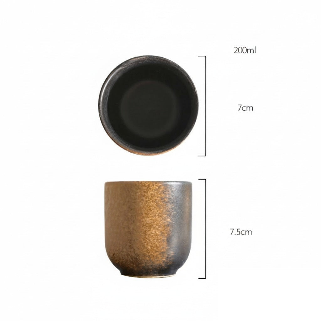 Tasse japonaise en céramique « Corail »