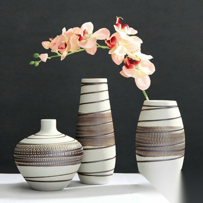 Vase en grès fait main « Charbon »