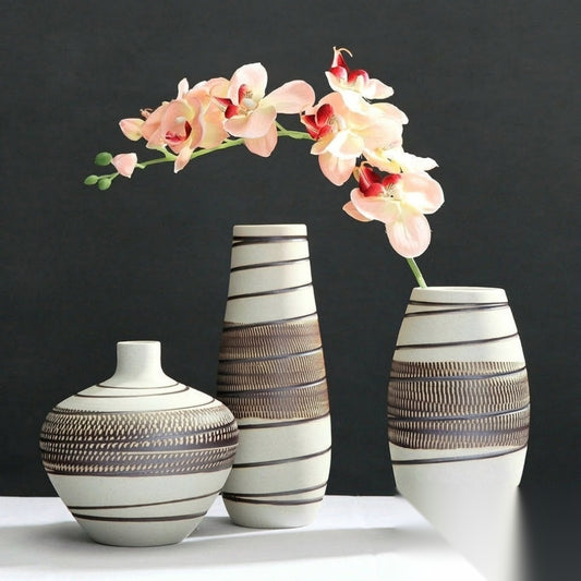 Vase en grès fait main « Charbon »