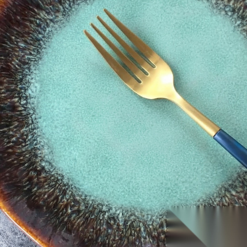 Assiette japonaise en céramique « Wisteria »