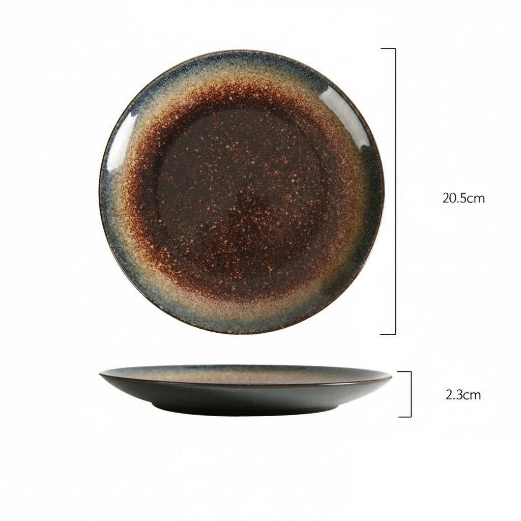 Assiette japonaise en céramique « Guinomi »