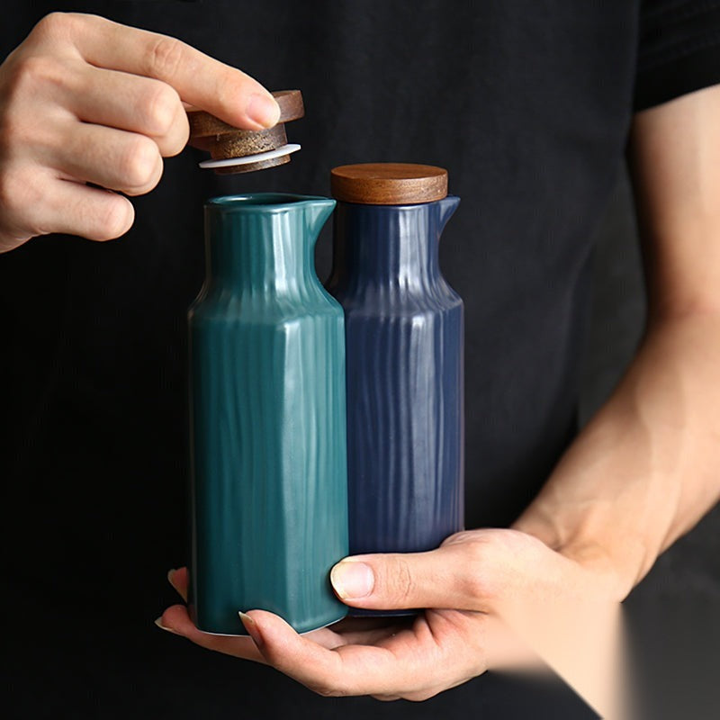 Bouteille en céramique « Céruléen »