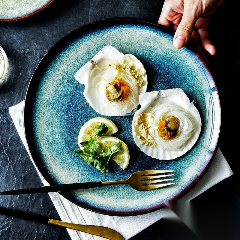 Assiette japonaise en céramique « Argile »