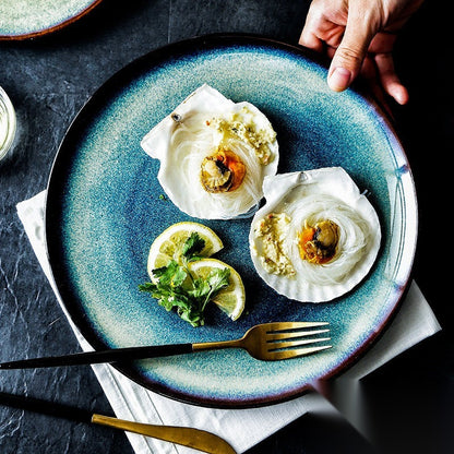 Assiette japonaise en céramique « Argile »