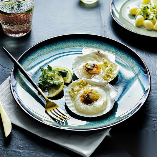 Assiette japonaise en céramique « Argile »