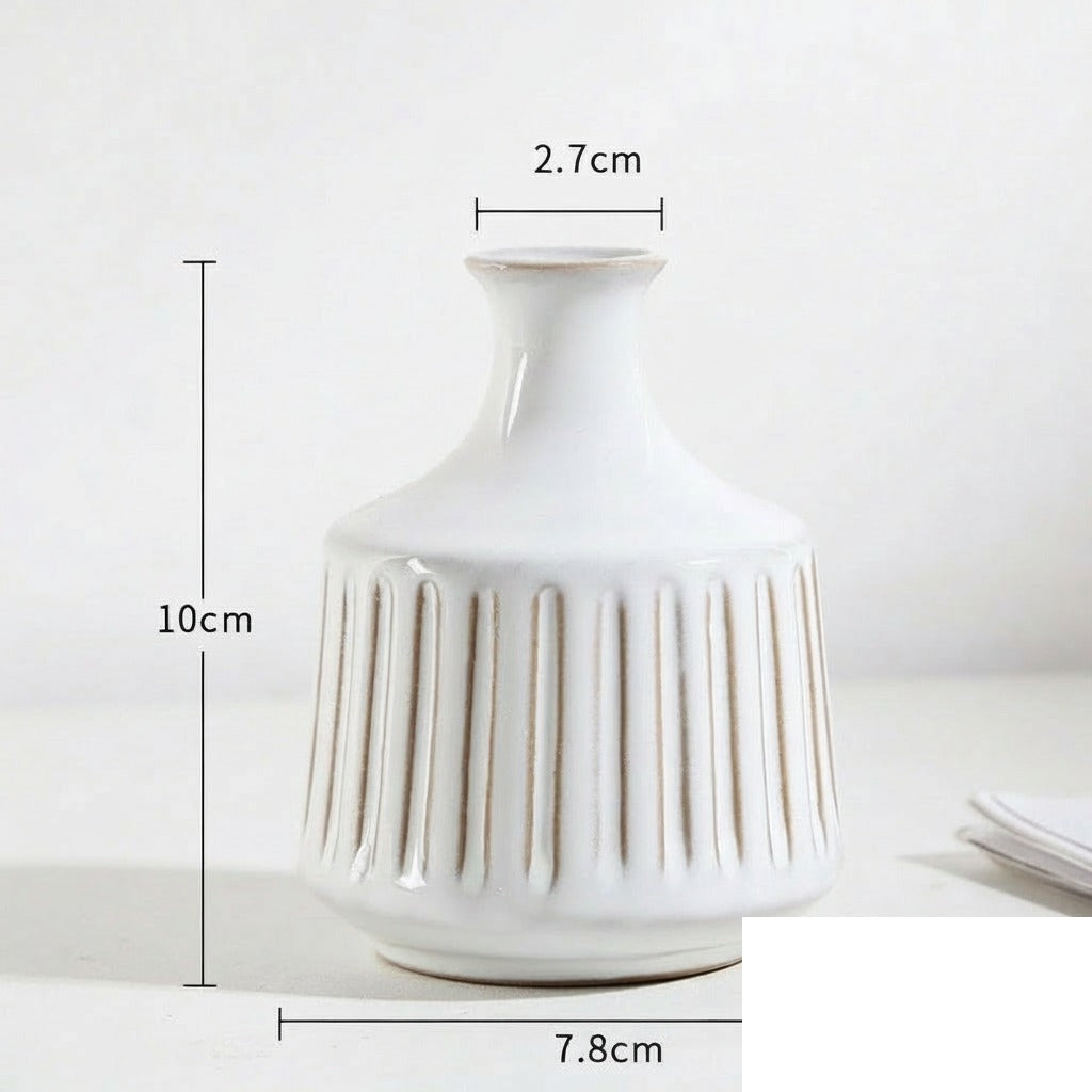 Vase en céramique fait main « Ardoise »