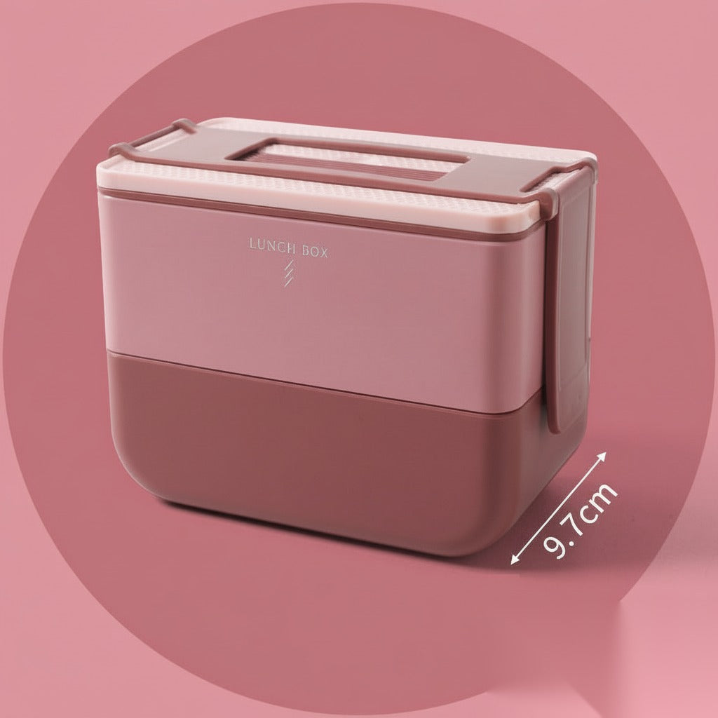 Bento portable à compartiments « Calligraphie »