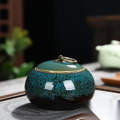 Pot à thé style japonais en céramique « Étain »
