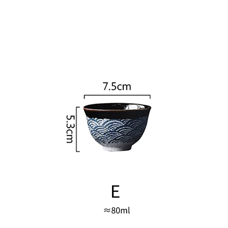 Tasse japonaise en céramique « Aubergine »
