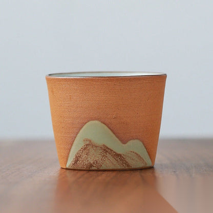 Tasse japonaise en céramique « Bizen »