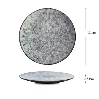 Assiette japonaise en céramique « Dahlia »