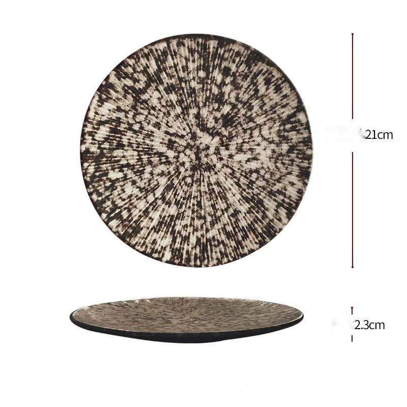 Assiette japonaise en céramique « Dahlia »