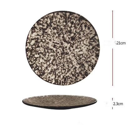 Assiette japonaise en céramique « Dahlia »