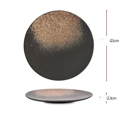 Assiette japonaise en céramique « Dahlia »