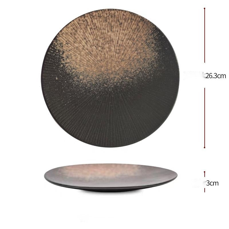 Assiette japonaise en céramique « Dahlia »