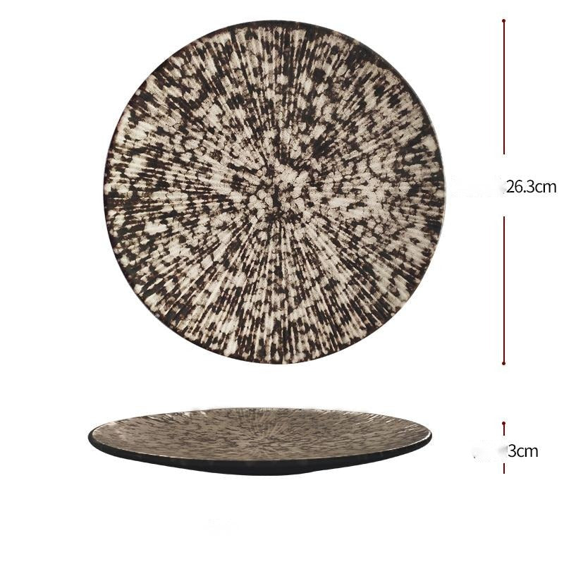 Assiette japonaise en céramique « Dahlia »