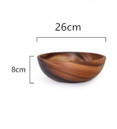 Bol et saladier en acacia (8 tailles) « Takayama »