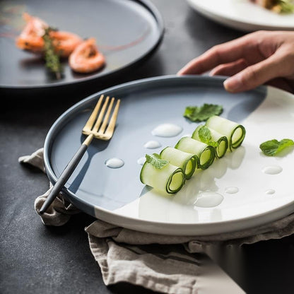 Assiette japonaise en céramique « Shino »