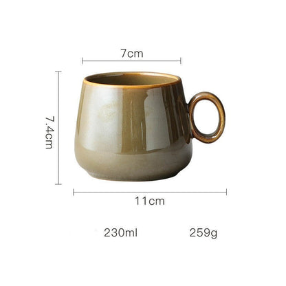 Tasse en céramique (5 modèles) « Cramoisi »
