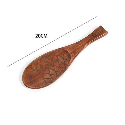 Cuillère à riz en bois « Calcaire »