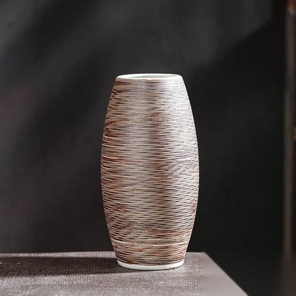 Vase en grès fait main « Charbon »