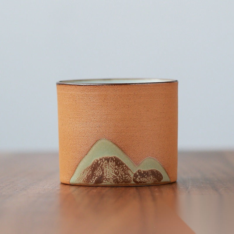 Tasse japonaise en céramique « Bizen »