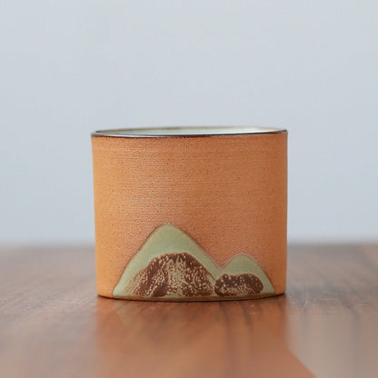Tasse japonaise en céramique « Bizen »
