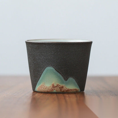 Tasse japonaise en céramique « Bizen »