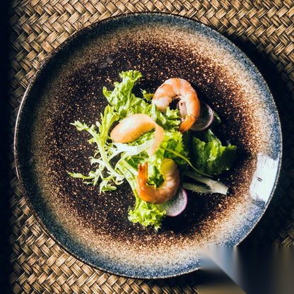 Assiette japonaise en céramique « Guinomi »