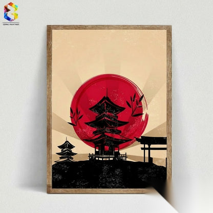 Affiches japonaises style « Texture »