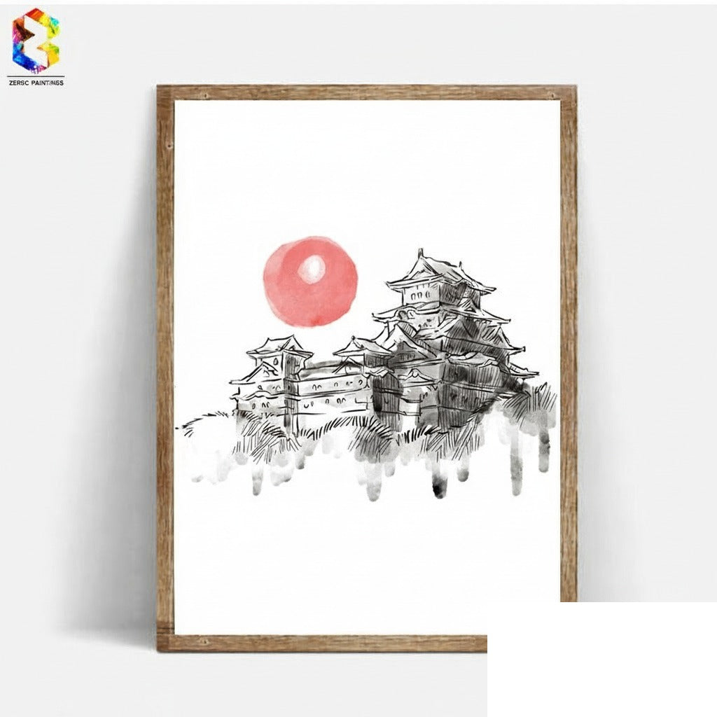 Affiches japonaises style « Texture »