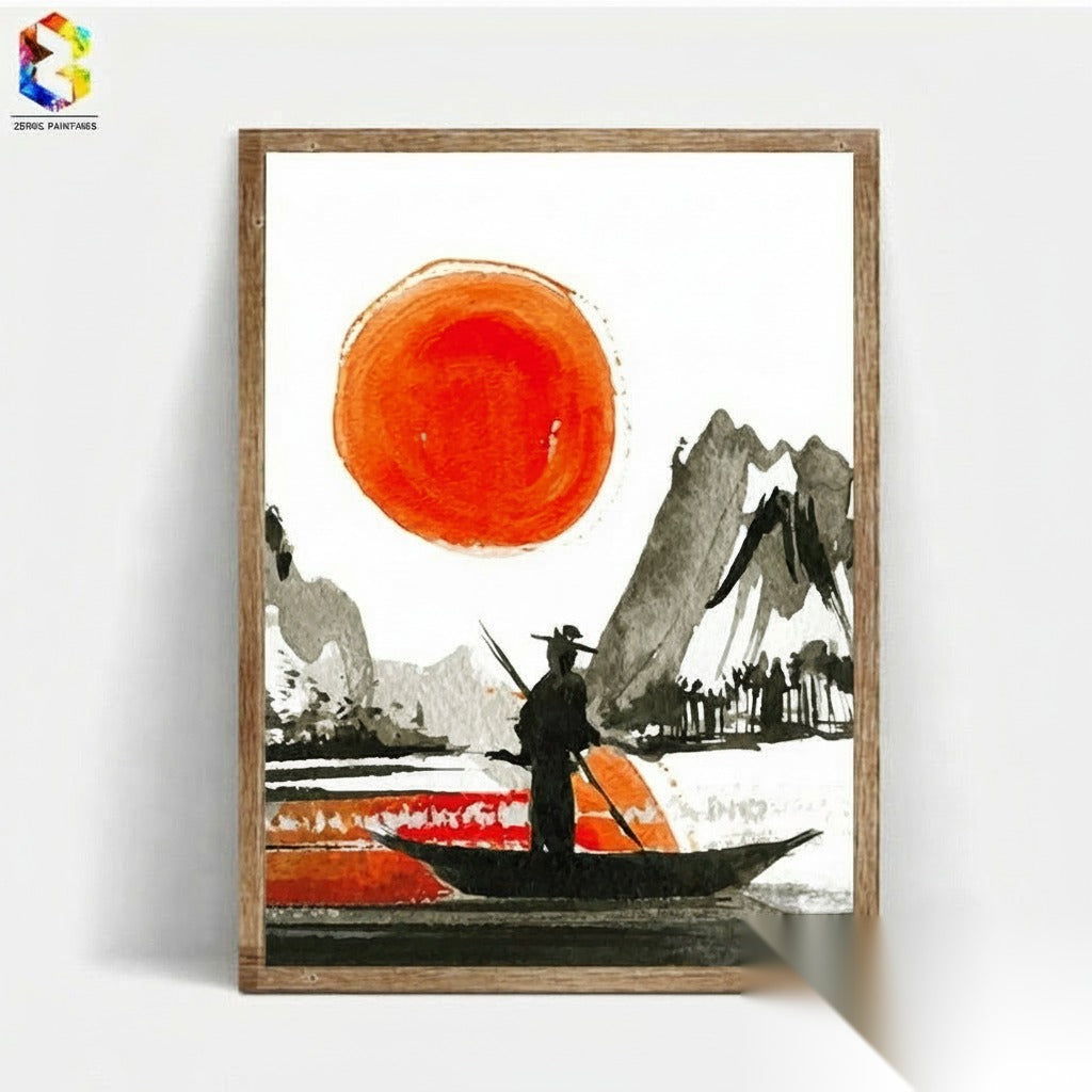 Affiches japonaises style « Texture »