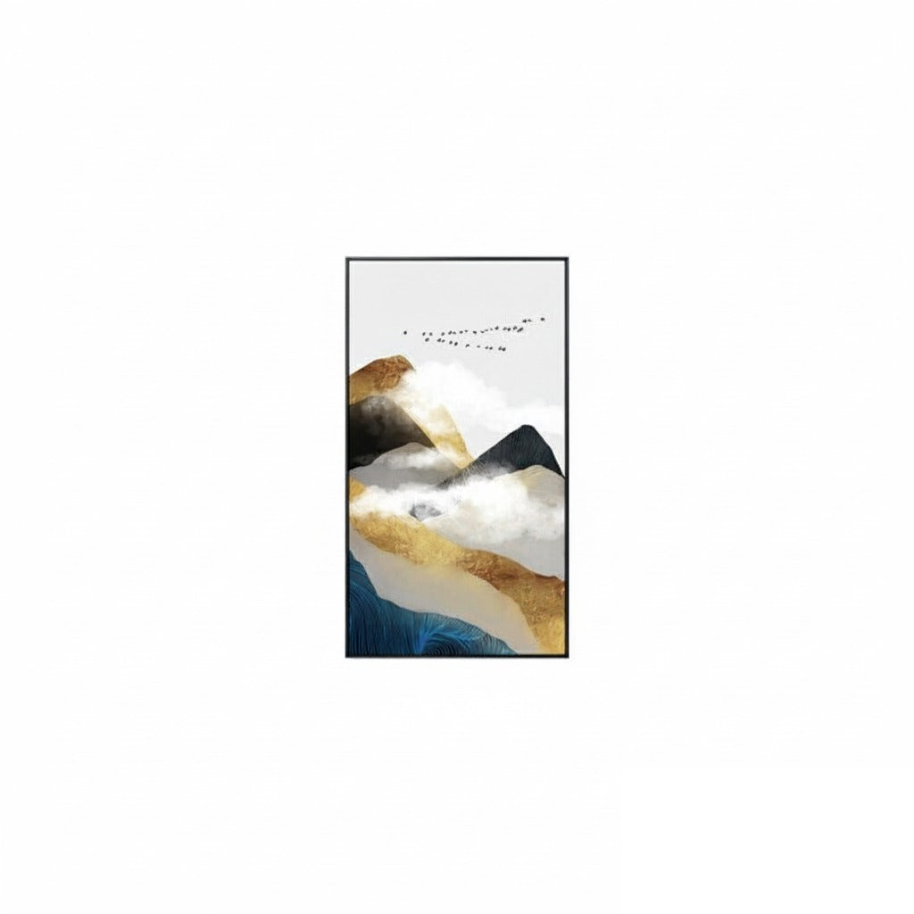 Affiche japonaise - Paysage abstrait, « Intensité »