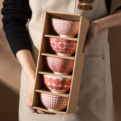 Coffret bols à riz Premium « Opale »