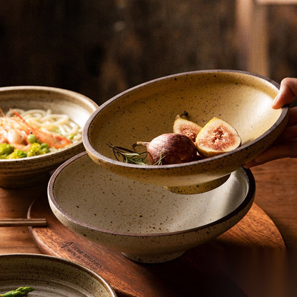 Assiette japonaise en céramique « Ébène »