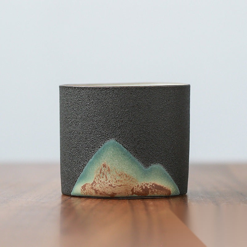 Tasse japonaise en céramique « Bizen »