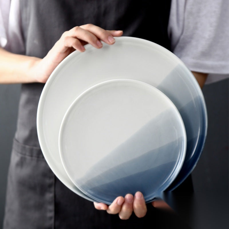 Assiette japonaise en céramique « Shino »