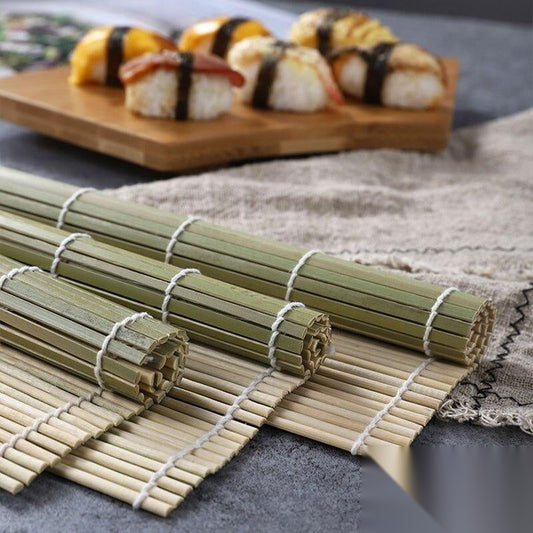 Natte à Sushi en bambou naturel (verte) « Sanctuaire »