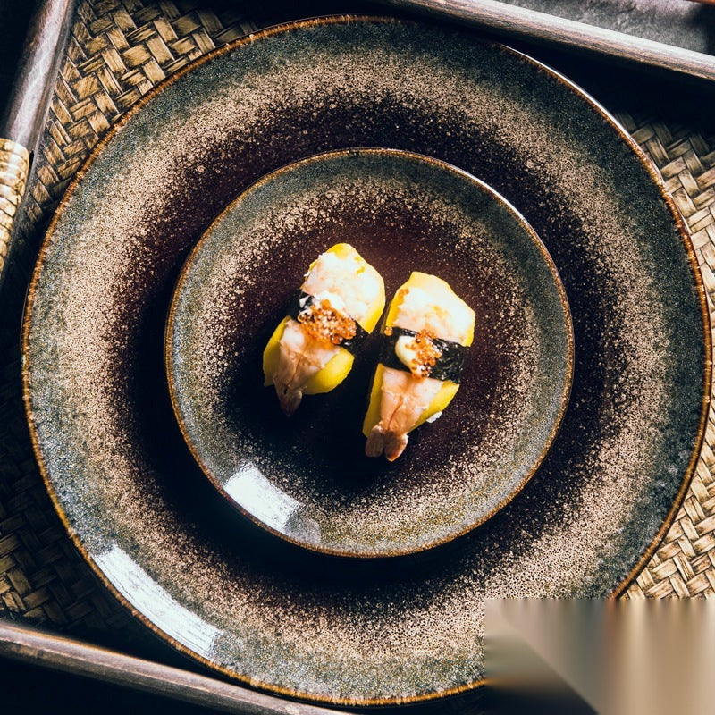 Assiette japonaise en céramique « Guinomi »