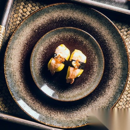 Assiette japonaise en céramique « Guinomi »