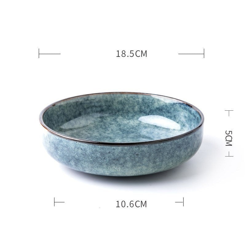 Set de vaisselle japonaise en céramique « Émeraude »
