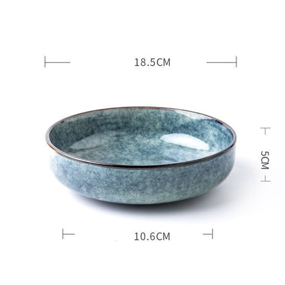 Set de vaisselle japonaise en céramique « Émeraude »