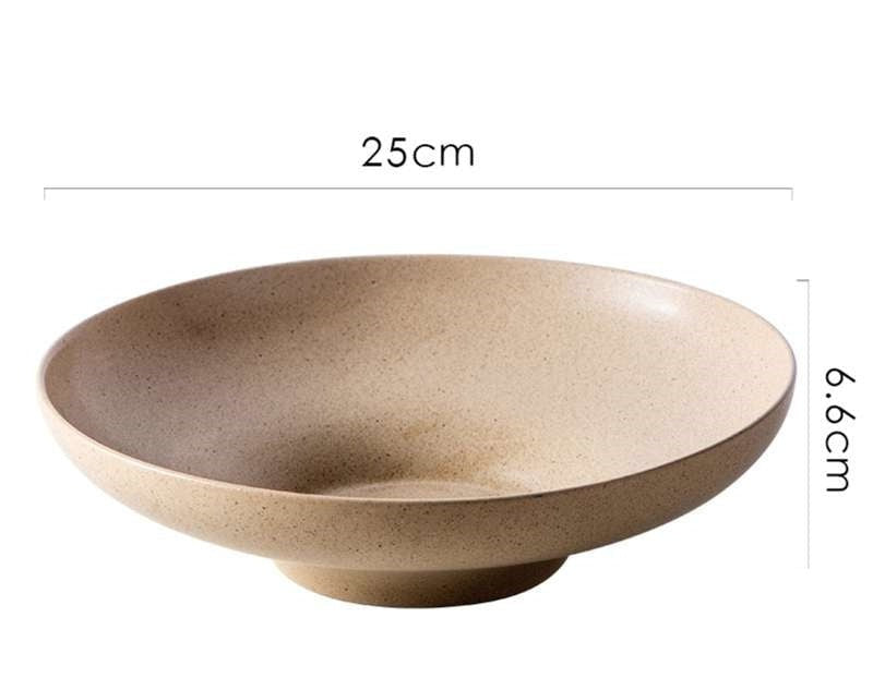 Bol / assiette creuse en céramique « Orchidée »